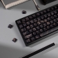 Black Marble 104+25 Full PBT Dye-subbed Keycaps Set for Cherry MX Mechanical Gaming Keyboard